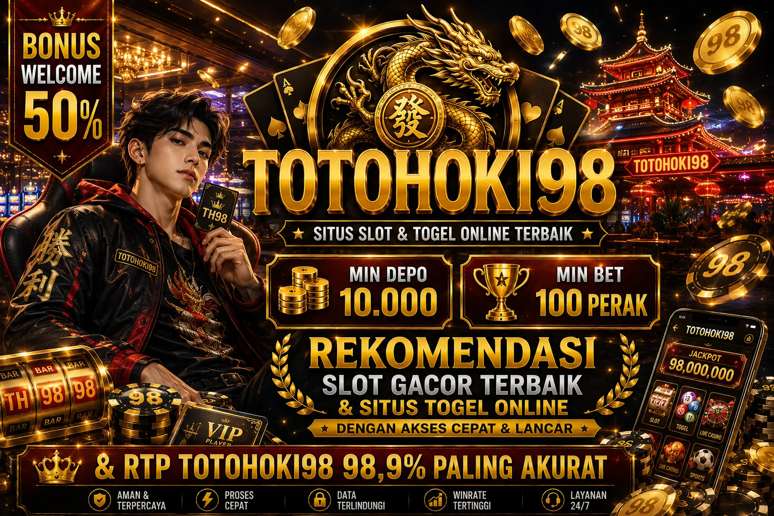 TOTOHOKI98: Situs Slot Gacor Keberuntungan Skala Top Global